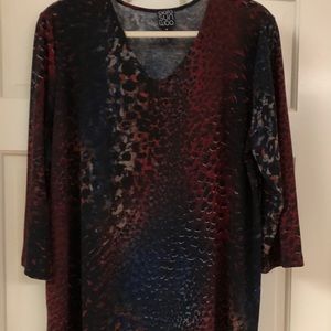 Multi-colored Sweater Knit tunic